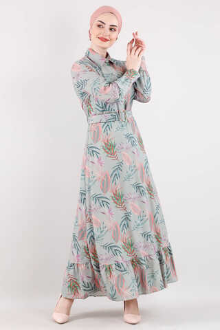 Patterned Dress Mint - 2