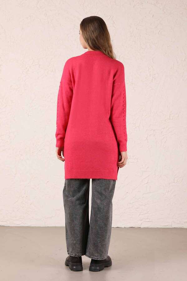 Patterned Sweater Pink - 6