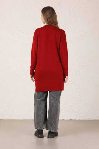 Patterned Sweater Red - 4