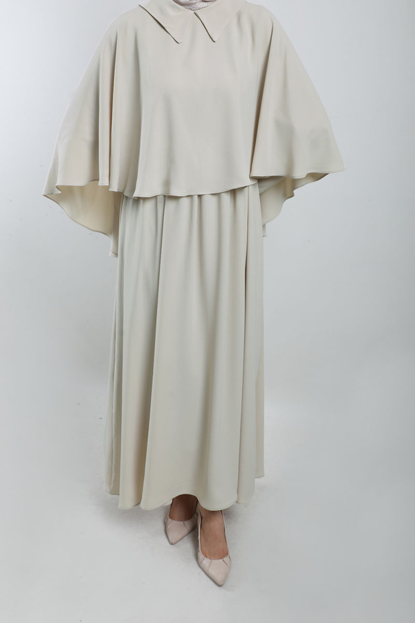 Pelerinli Elbise Taş - 4