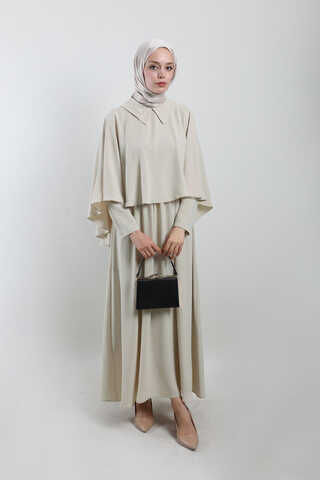 Pelerinli Elbise Taş - 1