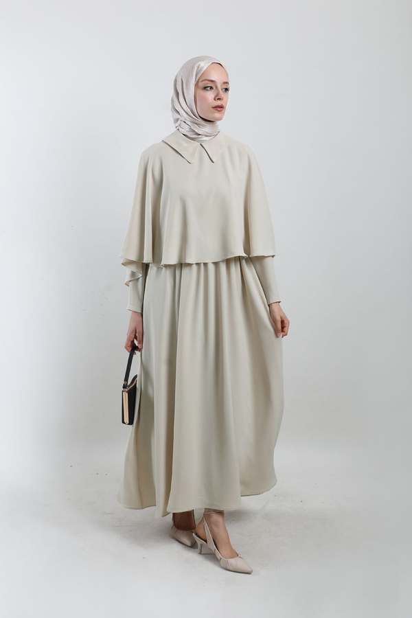 Pelerinli Elbise Taş - 5