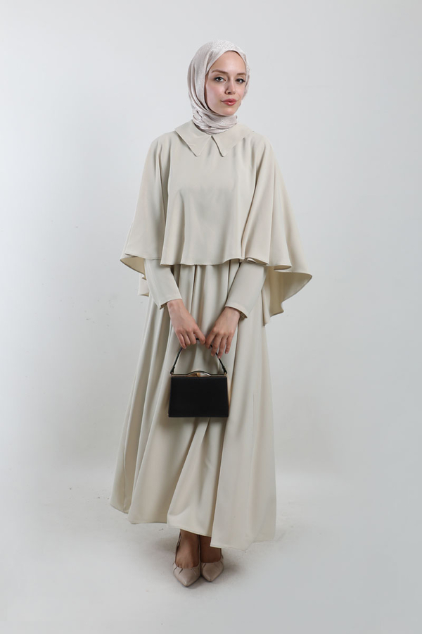 Pelerinli Elbise Taş - 3