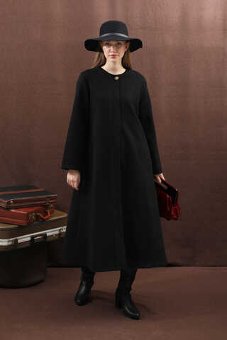 Pelerinli Kaban Siyah - 12