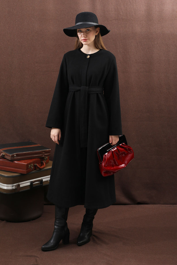 Pelerinli Kaban Siyah - 13