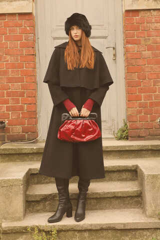 Pelerinli Kaban Siyah - 1