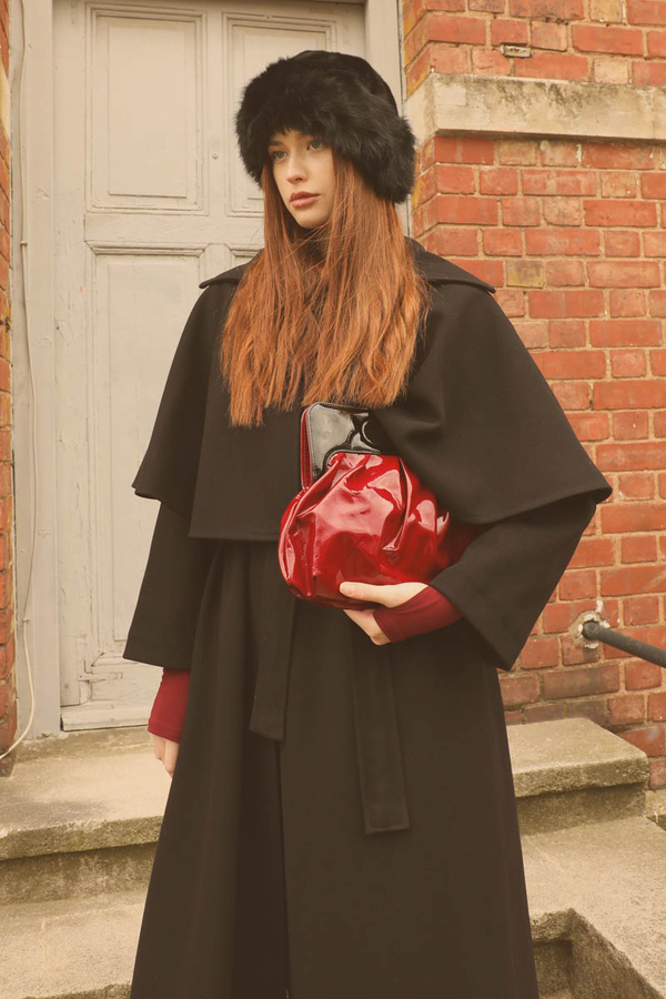 Pelerinli Kaban Siyah - 8