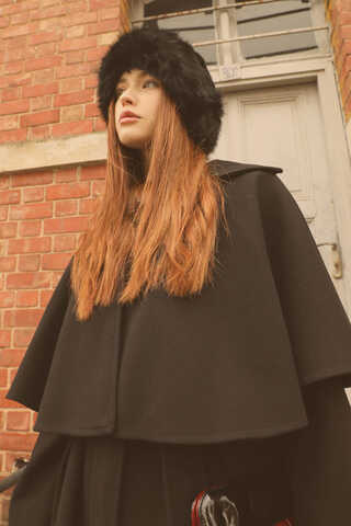 Pelerinli Kaban Siyah - 3