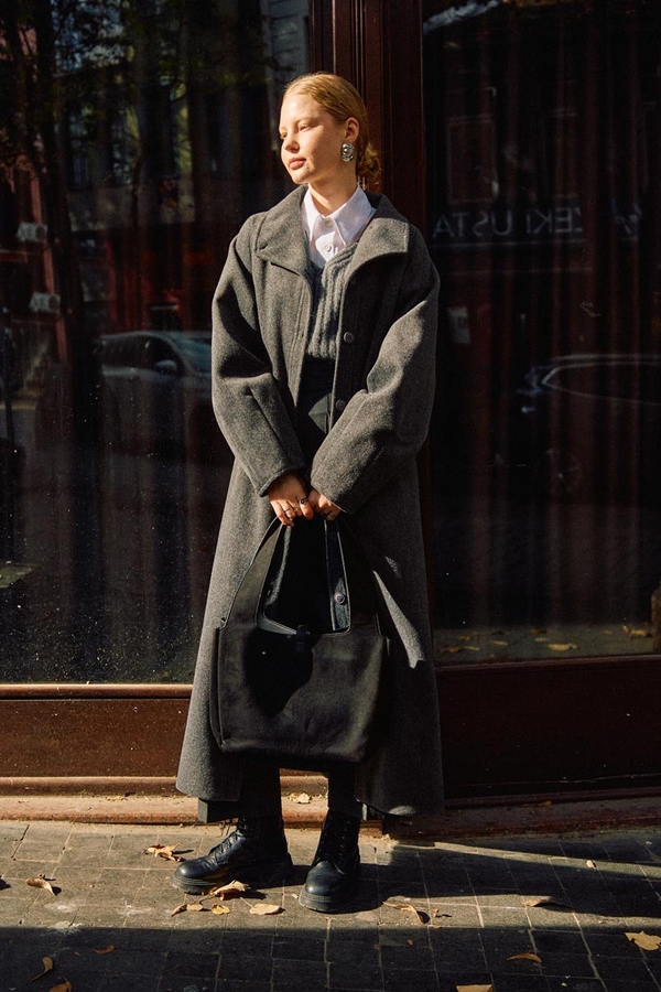 Pens Detaylı Kaban Antrasit - 2