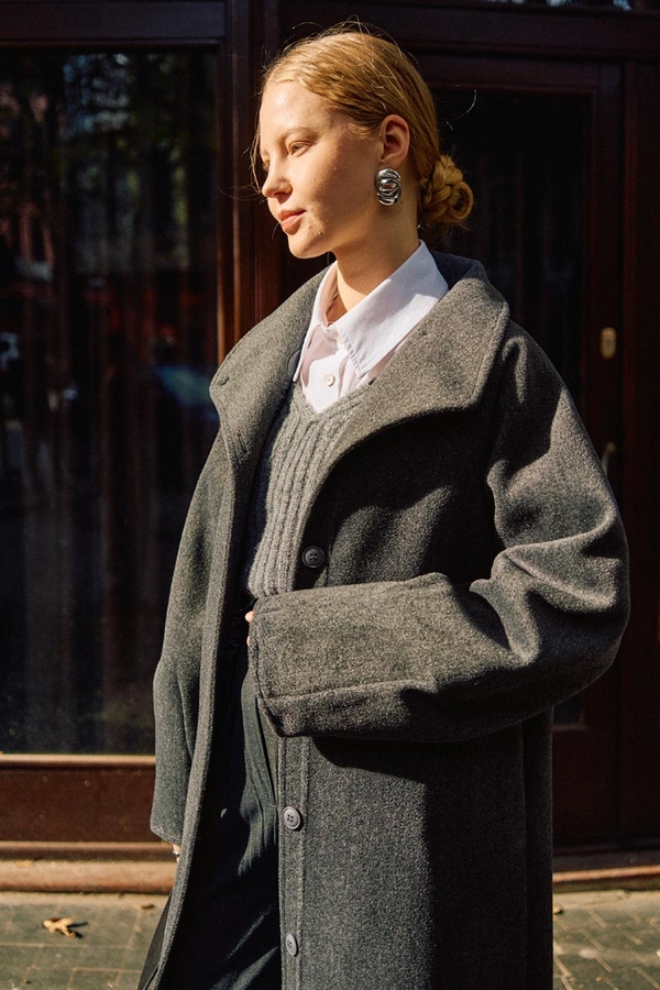 Pens Detaylı Kaban Antrasit - 5