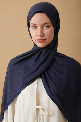 Penye Şal Koyu Lacivert - 1