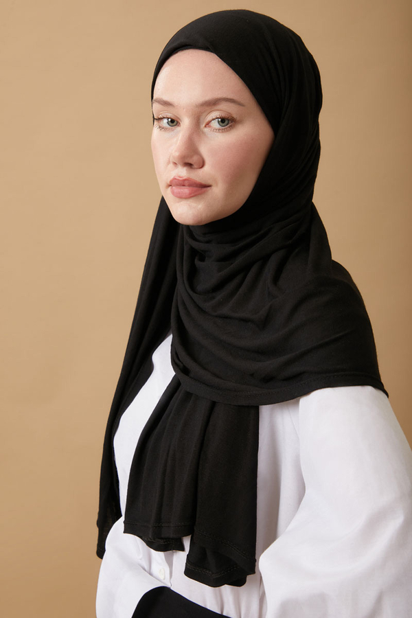 Penye Şal Siyah - 4