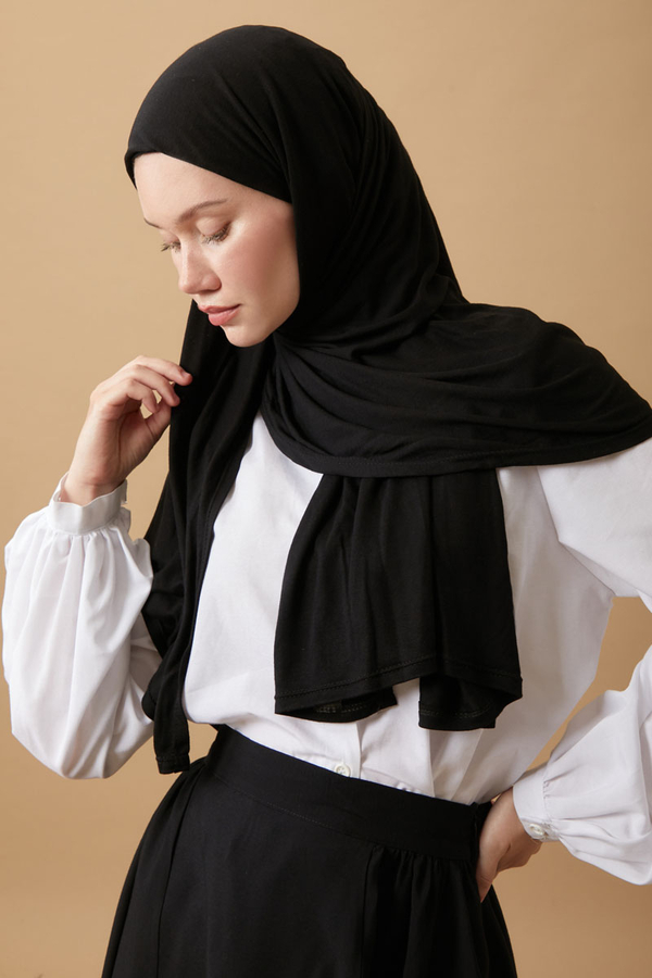 Penye Şal Siyah - 6