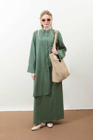 Pesen Etek Takım Koyu Mint - 4