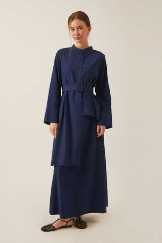 Pesen Skirt Set Navy Blue  - 1