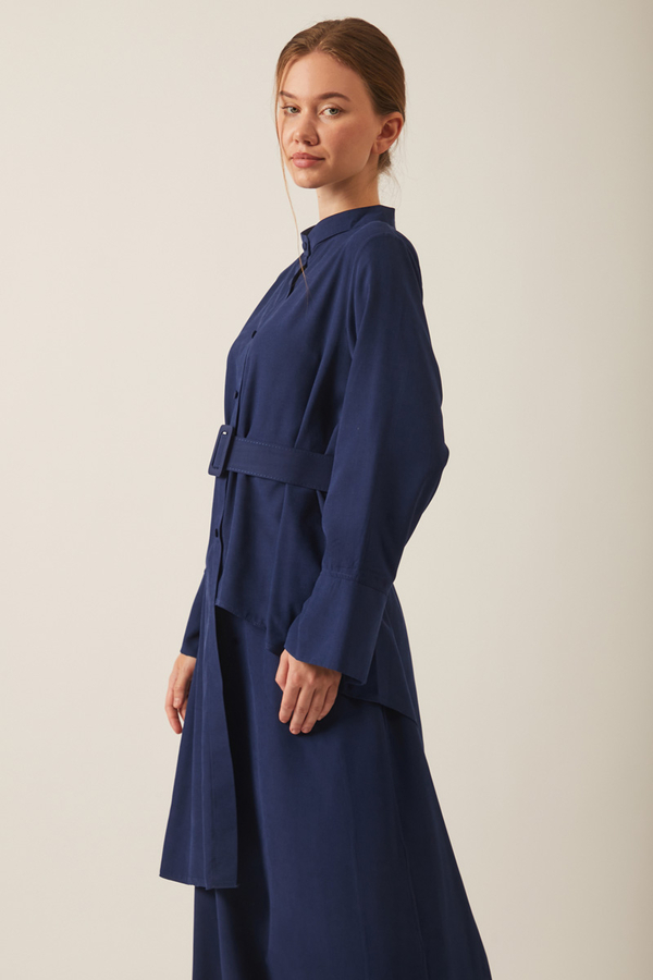 Pesen Skirt Set Navy Blue  - 3