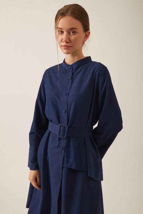 Pesen Skirt Set Navy Blue  - 6