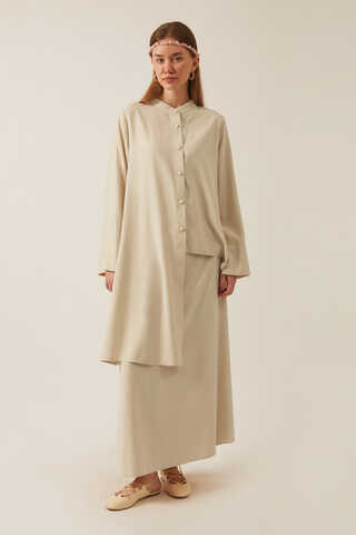 Pesen Skirt Set Stone - 1