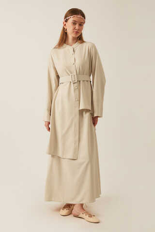 Pesen Skirt Set Stone - 2