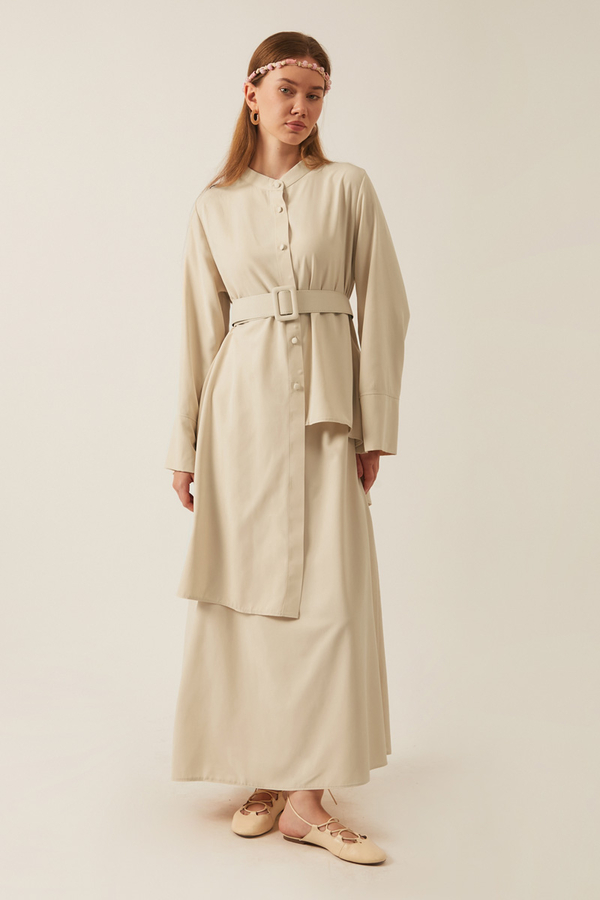 Pesen Skirt Set Stone - 2