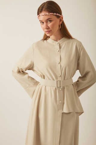 Pesen Skirt Set Stone - 11