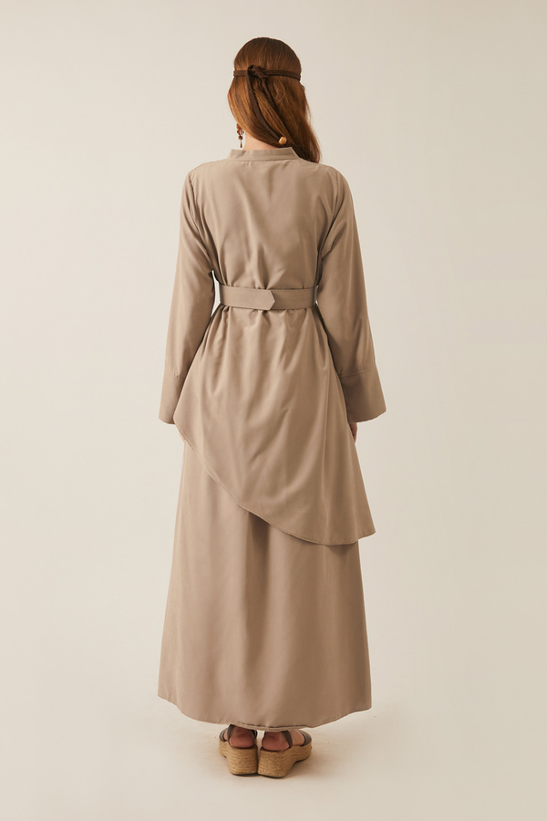 Pesen Skirt Set Vizon - 5