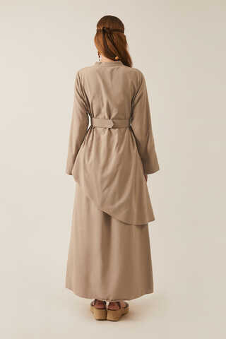 Pesen Skirt Set Vizon - 5