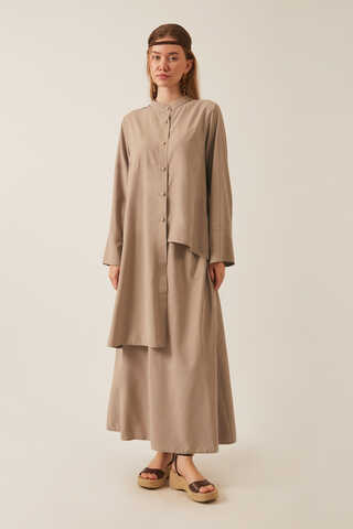 Pesen Skirt Set Vizon - 10