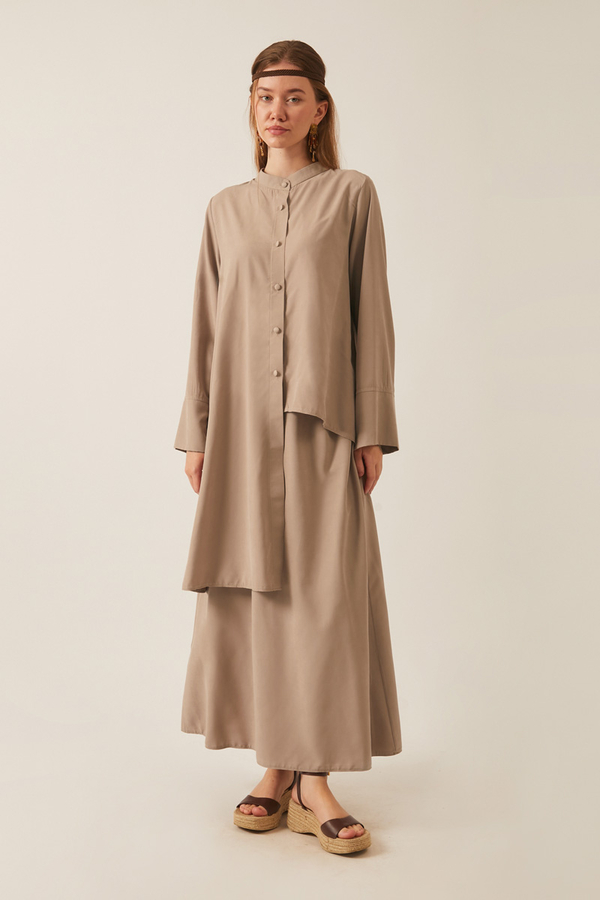 Pesen Skirt Set Vizon - 10