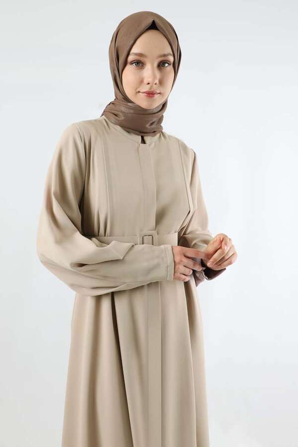 Pile Detaylı Ferace Taş - 4