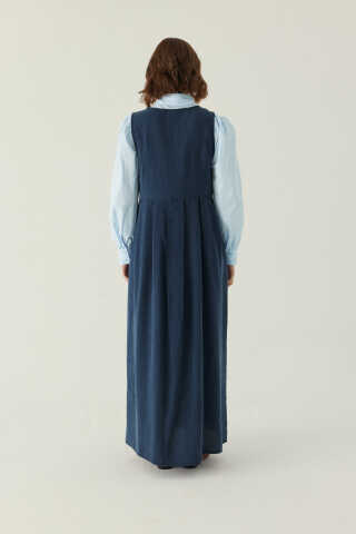 Pileli Tensel Jile Lacivert - 3