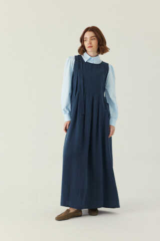 Pileli Tensel Jile Lacivert - 5