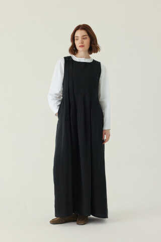 Pileli Tensel Jile Siyah - 3