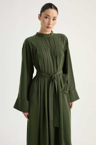 Pileli Tunik Takım Haki - 8