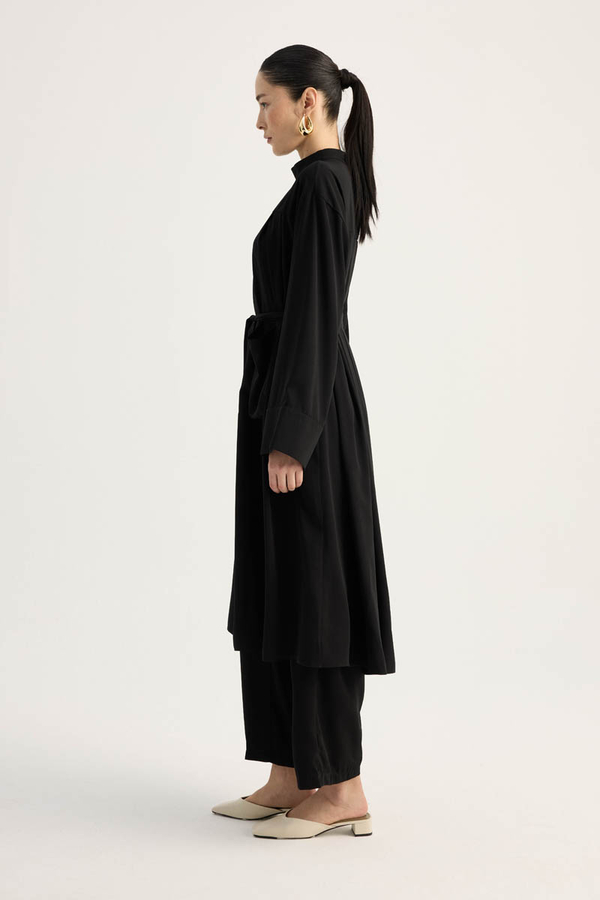 Pileli Tunik Takım Siyah - 6