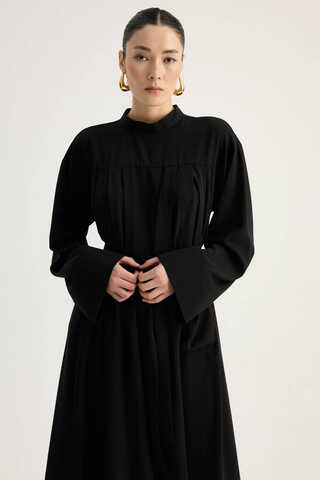 Pileli Tunik Takım Siyah - 8