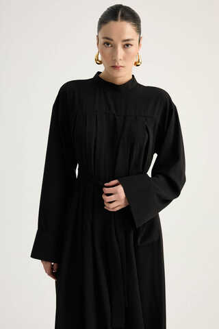 Pileli Tunik Takım Siyah - 9