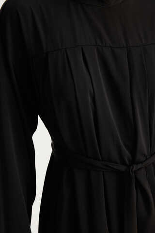 Pileli Tunik Takım Siyah - 12