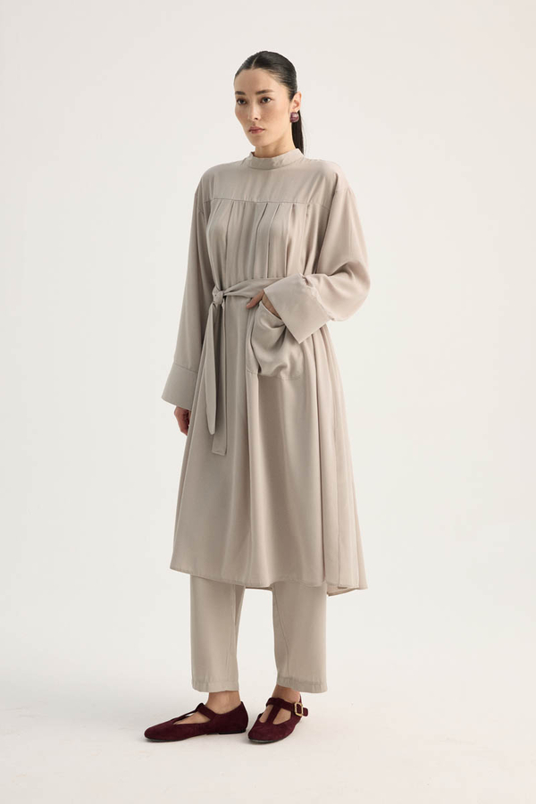 Pileli Tunik Takım Taş - 7