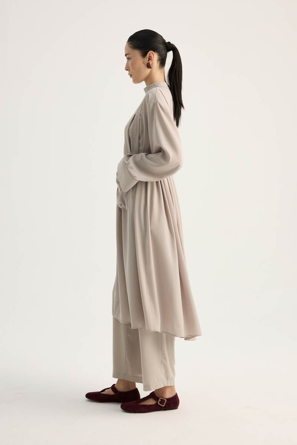 Pileli Tunik Takım Taş - 5