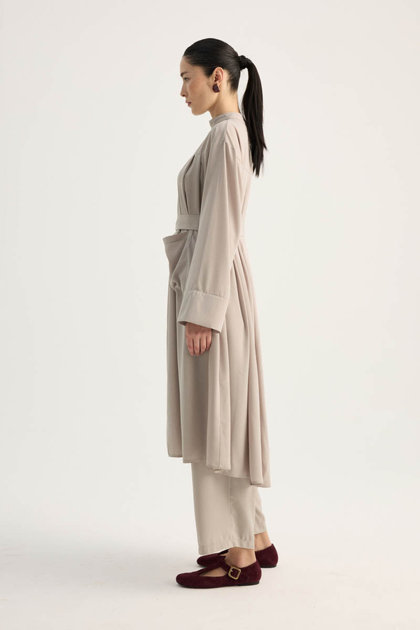 Pileli Tunik Takım Taş - 9