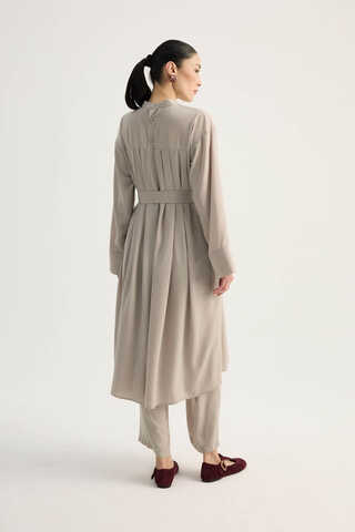 Pileli Tunik Takım Taş - 15