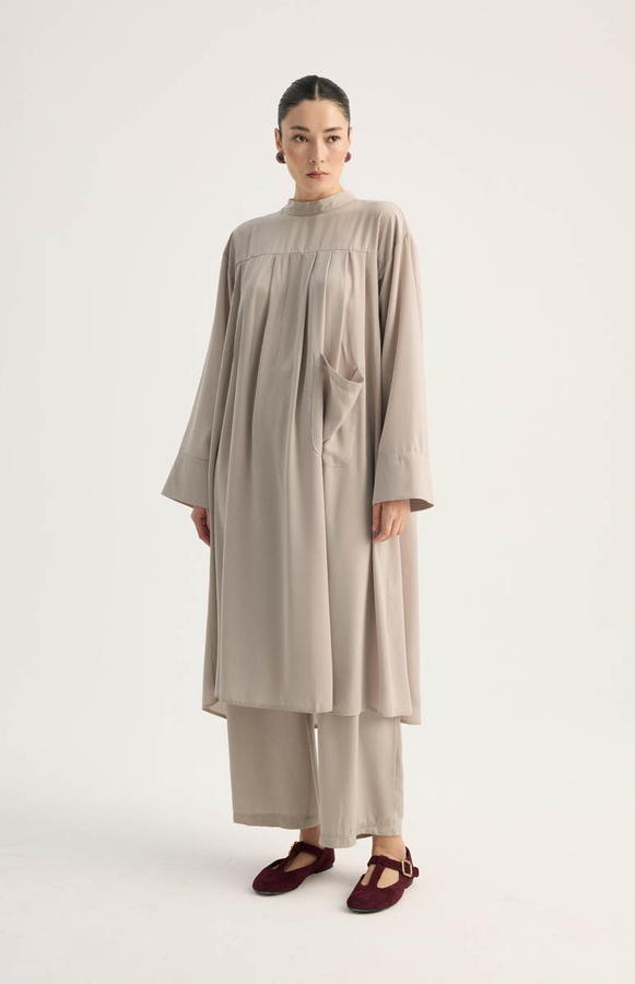 Pileli Tunik Takım Taş - 13