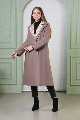 Plaid Detailed Cachet Coat Soil - 4