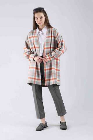 Plaid Jacket Grey - 1