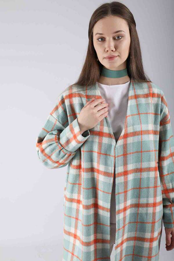 Plaid Jacket Mint - 2