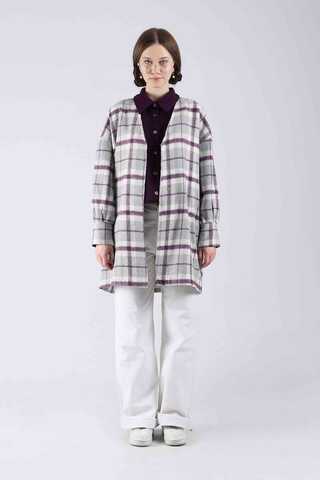 Plaid Jacket Purple - 3