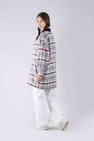 Plaid Jacket Purple - 5