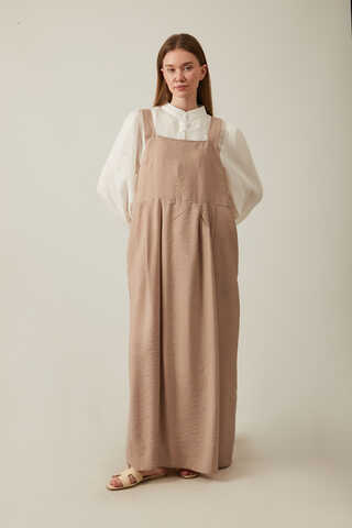 Pleated Modal Pinafore Vizon - 3
