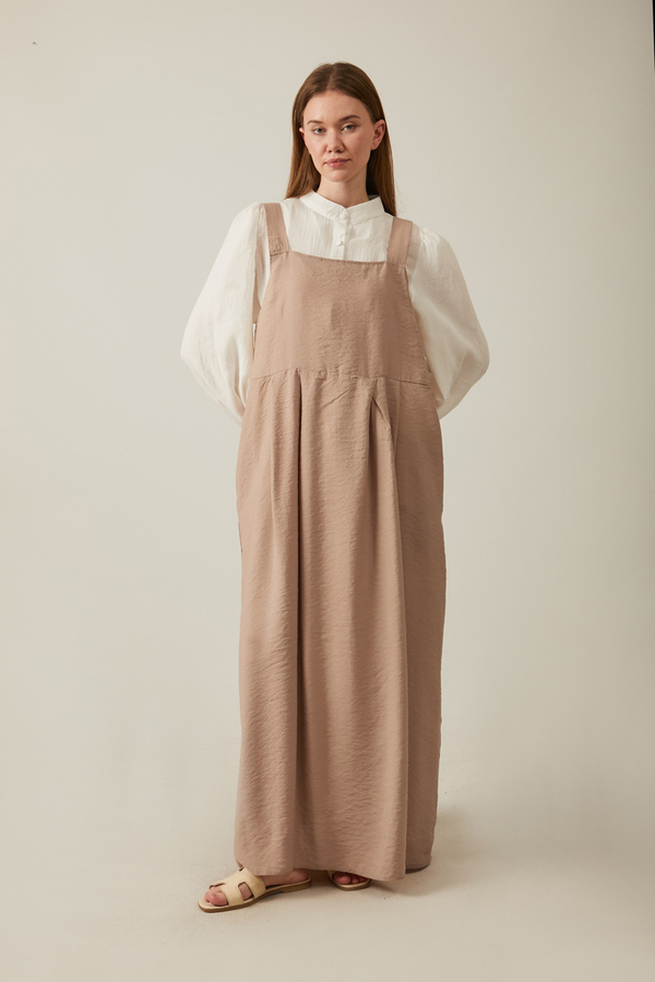 Pleated Modal Pinafore Vizon - 3